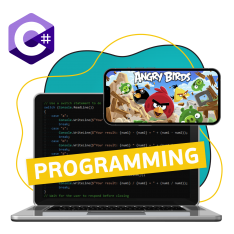Программирование на C#. Удивительный мир 2D-игр - КИБЕРшкола программирования для детей, компьютерные курсы для школьников, начинающих и подростков - KIBERone г. Саратов